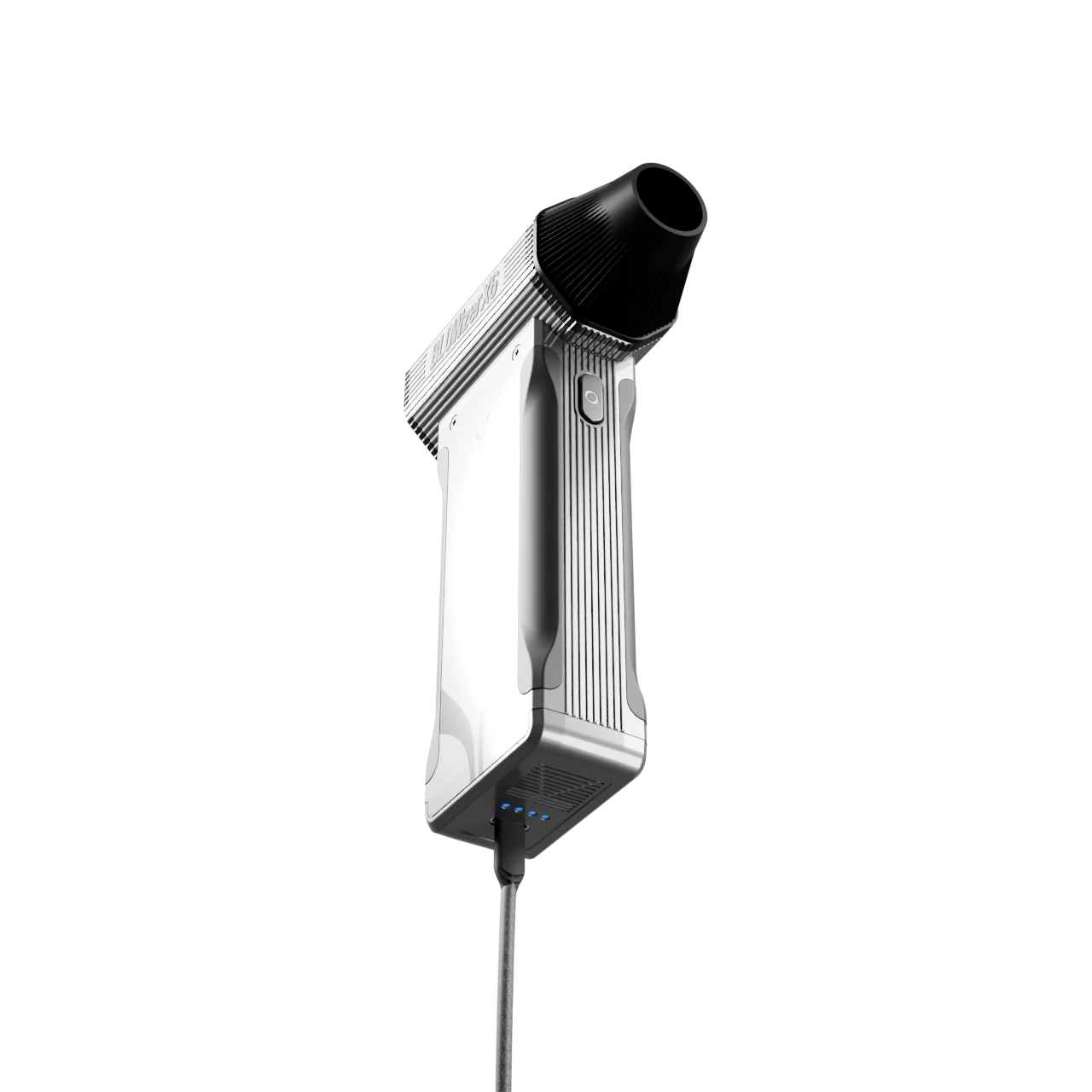 USB-C cable connected to the BLOWZER X6 charging port